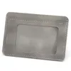 Card Holders Ultra-thin Id Holder Mini Business Bank Case Black Women Men Wallet Small Cards Cover Pouch Bag