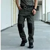 Pantalon cargo tactique militaire pour hommes, pantalon de Combat vert de l'armée, multi-poches, uniforme gris, Paintball Airsoft, vêtements de travail d'automne S-3XL