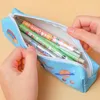 1Pcs Cartoon Bear Pen Pouch School Pencil Bag Student PU Scatola di cancelleria di grande capacità Articoli di apprendimento carini