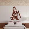 Adesivi murali Design CR7 Carta da parati Vinile Decorazione domestica fai da te Cristiano Ronaldo Digital Football Star Decal Camera per bambini Calciatore 230403