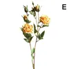 Decorative Flowers & Wreaths Single 5- Xinyi Rose Dreamy Branch Silk Artificial Artificales Wedding Home Christmas Decor Diy M4a9