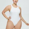 Women's Shapers Shapewear For Women Seamless Scoop Neck Tank Tops Sleeveless Thong Bodysuit Trainers