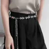 Belts Metal Stars Waist Chain Belt Y2K Silver/Golden Girls Punk Hip-Hop Skirt Dress Jeans Decorative Waistband Jewelry