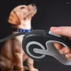 Coleiras para cães Pet Leash Cat e automático retrátil reflexivo de tamanho médio grande colar de corrente de caminhada