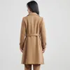 Trenchs pour femmes Alessandra Rich Texture minimaliste Manteau de transport Tempérament de la mode Longueur moyenne
