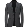 Herrenanzüge, Herren-Blazer, hochwertig, für Herren, britischer Stil, elegant, Business-Mode, Premium, schlicht, lässig, Vorstellungsgespräch, Gentleman-Anzug