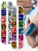 1 étui holographique à paillettes pour ongles, feuille de losange pour Nail Art, décorations à Paillettes 3D, vernis Gel miroir, manucure, Paillettes8446133