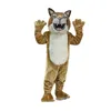 Süper Sevimli Tiger Maskot Kostümleri Cadılar Bayramı Karikatür Karakter Kıyafet Takım Xmas Açık Mekan Kıyafet Unisex Promosyon Reklam Giysileri