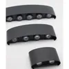 Wall Lamp LED IP65 Waterproof Exterior With Backing Board Indoor And Outdoor Surface Is Affixed Matte Black U