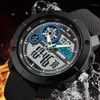 Horloges 2021 SKMEI Herenmode Sporthorloges Heren Quartz Analoge Datum Klok Man Waterdicht Digitaal Horloge Relogio Masculi276i