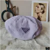 Berets For Women Designer Hats Caps Fashion Bell Hat Sboy Letter Pattern Casual Trendy Accessories High Quality Drop Delivery Scarves Dheq8