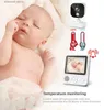 Baby Monitors 2,8 tum 2,4 GHz trådlös Baby Monitor 1280p WiFi Camera IPS LCD 2 Way Audio Talk 1500mAh Battery Night Vision 4 Meter Q231104