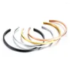 bangle jhsl 3mm/5mm in widhtクラシックブラックシルバーローズゴールドカラーファッションジュエリー女性女性ステンレススチールカフブレスレットバングル