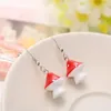 Stud -oorbellen Koreaanse mode Red Mushroom Creative Complex Plant For Women Statement Ear Jewelry Gifts