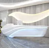 Paint creative company Reception desk modern bar beauty salon hotel counter