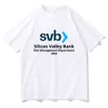 Mens Tshirts Silicon Valley Bank Risk Management Dept T Shirt Men Harajuku Eesthetic Graphic Tshirt Unisex Daily Casual Sand Cotton Tees 230404