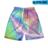 Men's Shorts Beach Short For Man Camisa Masculina Summer Casual Traveling Couple Board Pants With Laser Prints