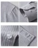 Męskie koszule azjatyckie rozmiar 2023 Wiosna Koreańska Mężczyznka Oxford Tekstylna koszula z długim rękawem moda