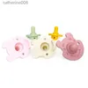 PACIFIERS# 1PCS Baby Silicone Cartoon Animal Shape Pacifier Food Grad Care Product Soft Baby Nipple Soother Pacifier Nursing AccessoriesL231104