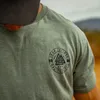 Męskie tshirty Til Valhalla American Beard Warrior Tactical Skull t 100% bawełniany krótki rękaw Tshirt swobodne top 230404