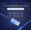 USB Micro Cable 2A 90 -градусный шнур для зарядного устройства Data Data Data для iPhone 13 14 Samsung Xiaomi Accessories