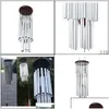 ديكورات الحديقة 27 أنابيب 5 أجراس Windchime Chapel Wind Chimes Door Hanging Decoration Jllblw Sport777 Drop Dropress Home Patio Law Dh2ti