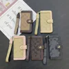Luxury plånbok mobiltelefonfodral för iPhone 15 14 13 12 Pro Max 11 Fullt skyddsläder baks