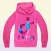 Spring Fall Sweatshirt för Big Boy Girl Clothes Fashion Children Hooded Print Cotton Hoodies Kid Tik Tok Casual Sport T SHI261N3306730