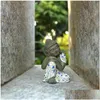 Decorazioni da giardino Statua di Buddha seduto Decorazione per la casa Figurine Bonsai Mini Zen Accessori Outdoor Dhsoz