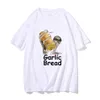 Masculino tshirts pão de alho quando sua mãe com homn maek hte masculina as camisetas harajuku gráficos vintage da moda unissex casual camiseta solta 230404