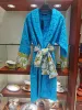 Accappatoio classico da uomo e donna Kimono Accappatoio versage unisex Cotone di lusso 7 colori Pigiama di marca Designer Accappatoio caldo per coppia Pigiama Accappatoio VPYP