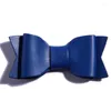 Hair Accessories 120PCS 7.5CM Synthetic PU Leather Bows Knot For Bow With Clip Headbands U Pick