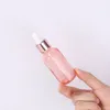 Cherry Blossom Powder Oil Bottle 5 ~ 100 ml med Rose Gold Ring White Lim Head Round Huvuddroppare