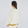 Women's Sweaters White X Kay Levine Joint Vintage Fringe Knitwear 2023 Autumn Design Sense Of Niche Sweater Top