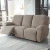 Stol täcker 1/2/3 sits Jacquard Recliner soffa täcker sträcka för vardagsrum lat pojke avkopplande fåtölj slipcovers