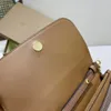 Nouvelle créatrice de mode Femme Sac Femme Sac à main sac à main Boîte d'origine Sac en cuir authentique COUVERCE FLIP