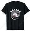 Herren T-Shirts AAAAAA Screaming Opossum Stressed Opossum Funny Dank Meme T-Shirt Classic Top T-Shirts Cotton Tops T-Shirts Party 230404