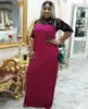 Etnische kleding 2023 Afrika Afrikaanse jurken voor vrouwen plus size dashiki traditionele lange maxi jurk zomer dameskleding