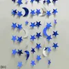 Dekoracja imprezy 4M gwiazda księżyca papierowy sznur Eid Ramadan Bunting Garland for Kids Briend Baby Shower Islamski Festiwal Festiwal