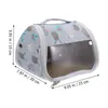 Housses de siège de voiture pour chien Hamster Carrier Travel Pet Squirrel Cage sortante Purse Case Portable Animal Transport Carrying Backpack Guinée Hedgehog