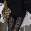 Socks Hosiery Black Leopard Tights Stockings Women Top Thin Hosiery Sexy Animal Pattern Pantyhose Female Transparent Design Silk Legging T231104