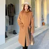 Damen Pelz Faux Mäntel Frau Winter 2023 Mantel Teddybär Jacke Mode Lässig Stehkragen Mittellang Dick Warm