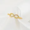 Clusterringen MODOMA 2023 Infinity Sign Design minimalistisch voor vrouwen gouden kleur luxe sieraden Korea Fashion opening