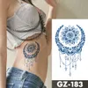 5 PC Temporary Tattoos Juice Ink Tattoos Body Art Lasting Waterproof Temporary Tattoo Sticker Rose Flower Pearl Tatoo Arm Fake Butterfly Peony Tatto Z0403