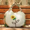 Evening Bags Fashion Cute National String Appliques Women Handbags! Floral Prints Small Shopping Day Clutches All-match Canvas