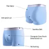 Underbyxor 4CS/Batch Men's Underwear Boxing Machine Ice Silk Breattable Men's Underwear Boxing Shorts Men's Underwear Par Sexig Set Homme Calzoncillo 230404