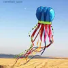 Kite Accessoires gratis verzending 8m kwallen vliegers vliegen voor volwassenen vliegers lijn nylon vliegers fabriek professionele outdoor games voor volwassenen parachut Q231104