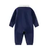 Baby Rompers fofas para meninas e menino recém -nascido Bodysuit 100% algodão designer de roupas de designer letra Infantil Baby Romper crianças pijamas