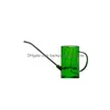 散水装置ポットハンドヘルド1Lロングスパウト測定スケールガーデニングスプレーケトル灌漑ドロップデビューDHE1O