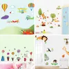 Wall Stickers Cartoon Flower Sticker For Kids Rooms Living Room Decor Home Decoration Decal Window Kitchen Wallpaper Poster1